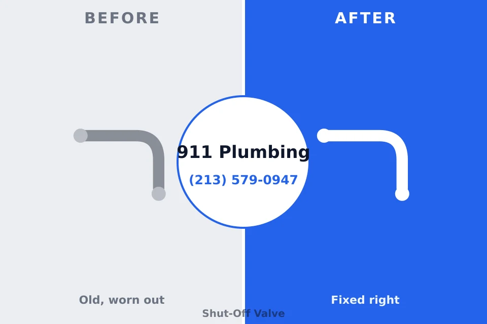 Before and after: plumbing repair Bushyhead, OK